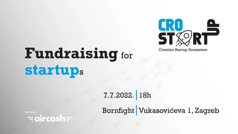 CRO Startup is organizing its first meetup on 7.7.2022.